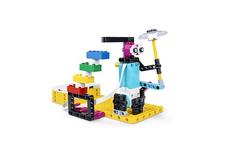 Spike Prime Lego Education Robots Cyprus Nicosia Limassol Famagusta Paphos Larnaca man umbrella