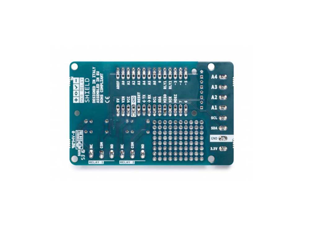 Arduino MKR Relay Proto Shield Robots Cyprus Nicosia Limassol Famagusta Paphos Larnaca back