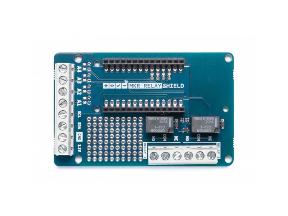 Arduino MKR Relay Proto Shield Robots Cyprus Nicosia Limassol Famagusta Paphos Larnaca front