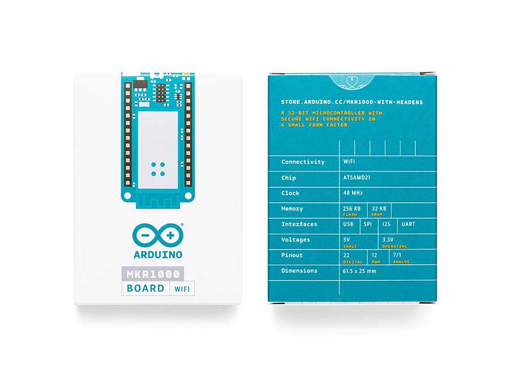 Arduino MKR1000 WIFI with Headers Mounted Robots Cyprus Nicosia Limassol Famagusta Paphos Larnaca box