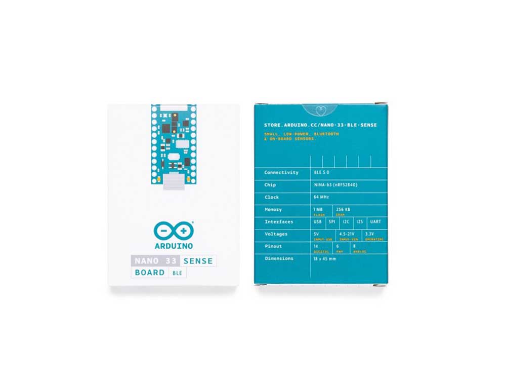 Arduino Nano 33 BLE Sense Robots Cyprus Nicosia Limassol Famagusta Paphos Larnaca box