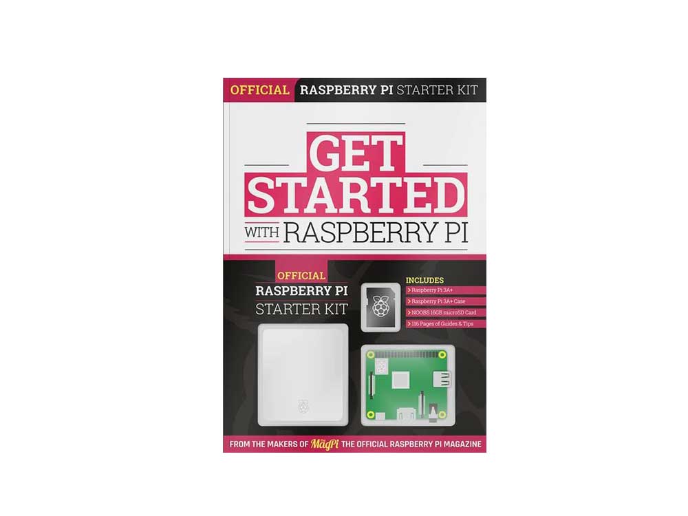 Get Started with Raspberry Pi - Includes Model 3A+ Robots Cyprus Nicosia Limassol Famagusta Paphos Larnaca front