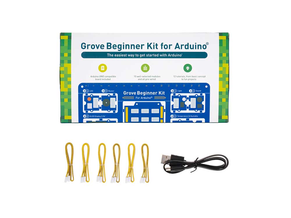 Grove Beginner Kit for Arduino - All-in-one Arduino Compatible Board with 10 Sensors and 12 Projects Robots Cyprus Nicosia Limassol Famagusta Paphos Larnaca box