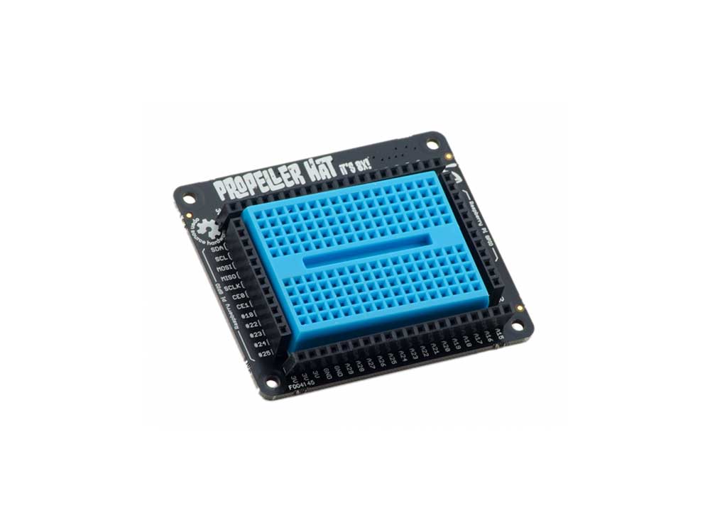 Pimoroni Propeller HAT for Raspberry Pi Robots Cyprus Nicosia Limassol Famagusta Paphos Larnaca angle