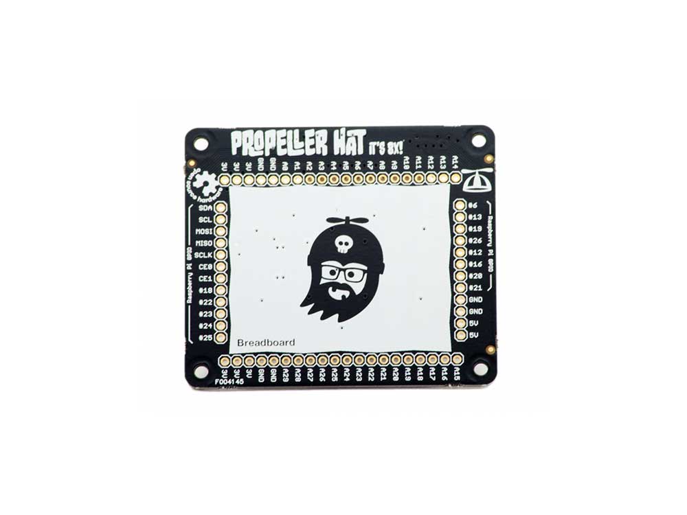 Pimoroni Propeller HAT for Raspberry Pi Robots Cyprus Nicosia Limassol Famagusta Paphos Larnaca front board