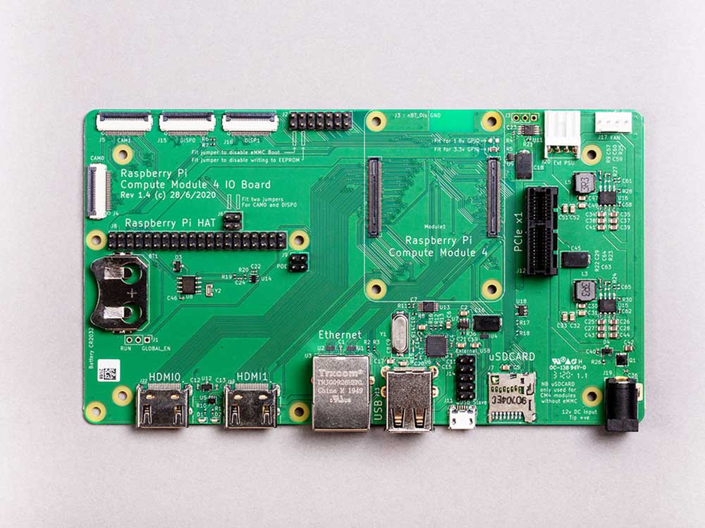 Raspberry Pi CM4IO Board Robots Cyprus Nicosia Limassol Famagusta Paphos Larnaca back