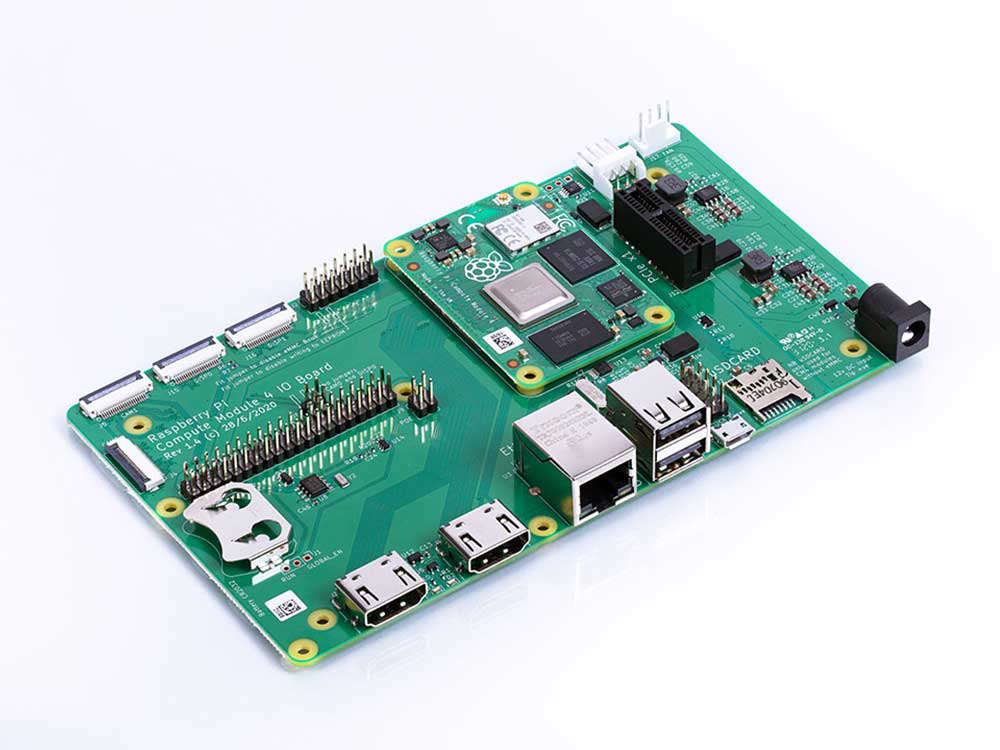 Raspberry Pi CM4IO Board Robots Cyprus Nicosia Limassol Famagusta Paphos Larnaca left side