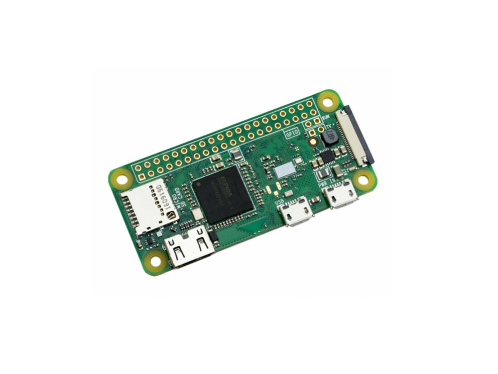 Raspberry Pi Zero Basic Kit με κάρτα MicroSD 16GB Robots Cyprus Nicosia Limassol Famagusta Paphos Larnaca angle board