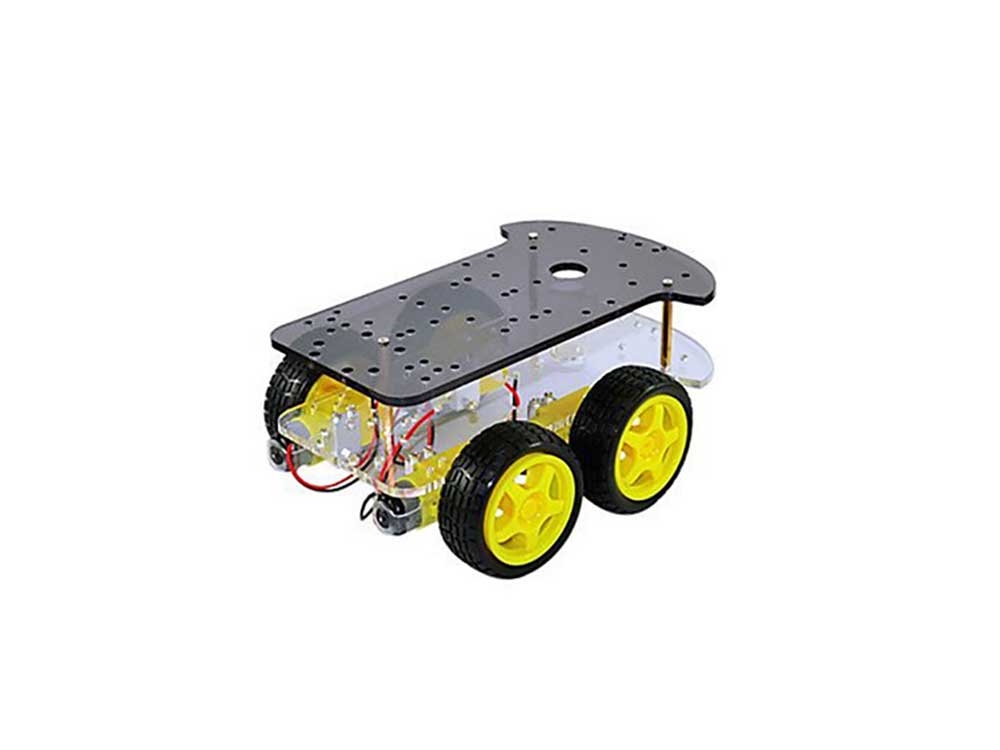 Smart Car Chassis 4WD Four Wheel Driver Robots Cyprus Nicosia Limassol Famagusta Paphos Larnaca angle