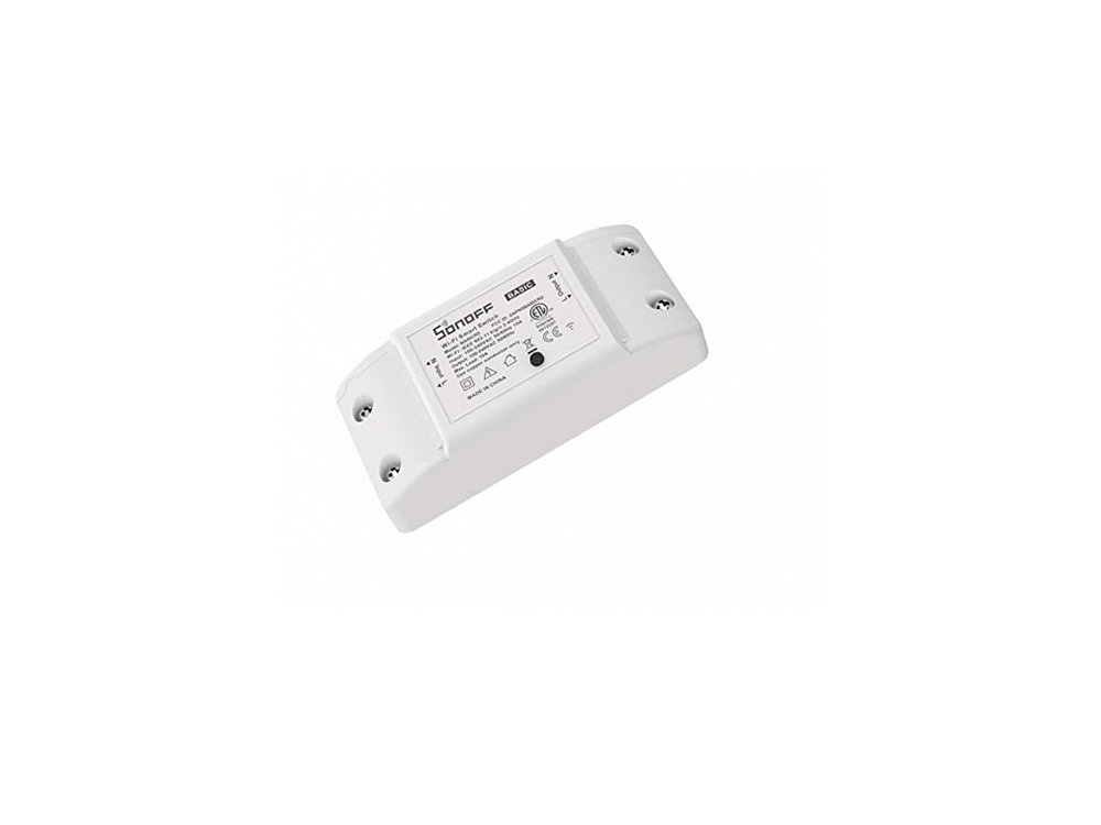 Sonoff Basic R2 10A Wifi Smart Switch Robots Cyprus Nicosia Limassol Famagusta Paphos Larnaca front