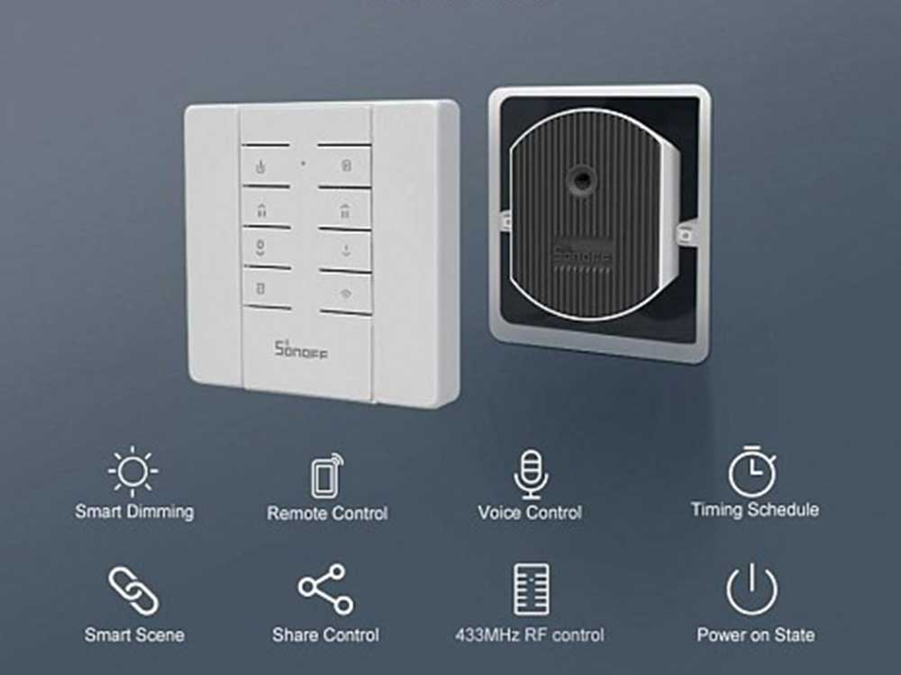 Sonoff D1 Smart Dimmer Switch Robots Cyprus Nicosia Limassol Famagusta Paphos Larnaca buttons