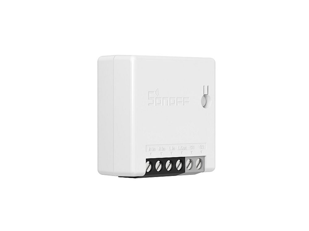 Sonoff MINIR2 10A Wi-Fi Two-Way Smart Switch Robots Cyprus Nicosia Limassol Famagusta Paphos Larnaca angle