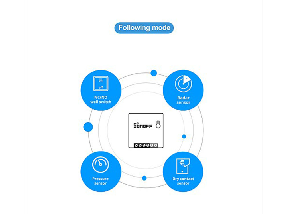 Sonoff MINIR2 10A Wi-Fi Two-Way Smart Switch Robots Cyprus Nicosia Limassol Famagusta Paphos Larnaca bullets