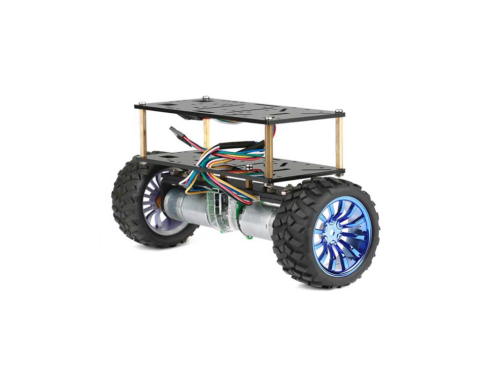 Two Wheels Balance Car Chassis with JGA25 Motor Kit Robots Cyprus Nicosia Limassol Famagusta Paphos Larnaca angle