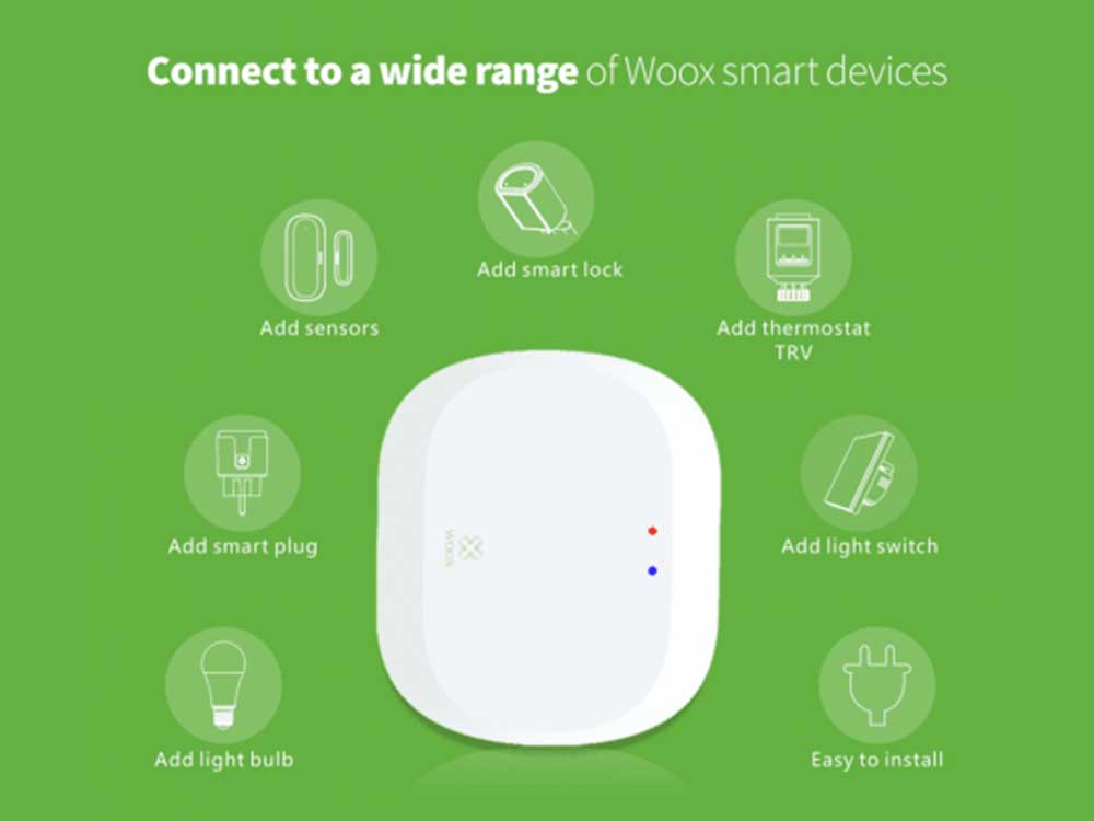 WOOX R7070 Wi-Fi Zigbee Wireless Gateway Robots Cyprus Nicosia Limassol Famagusta Paphos Larnaca wide range