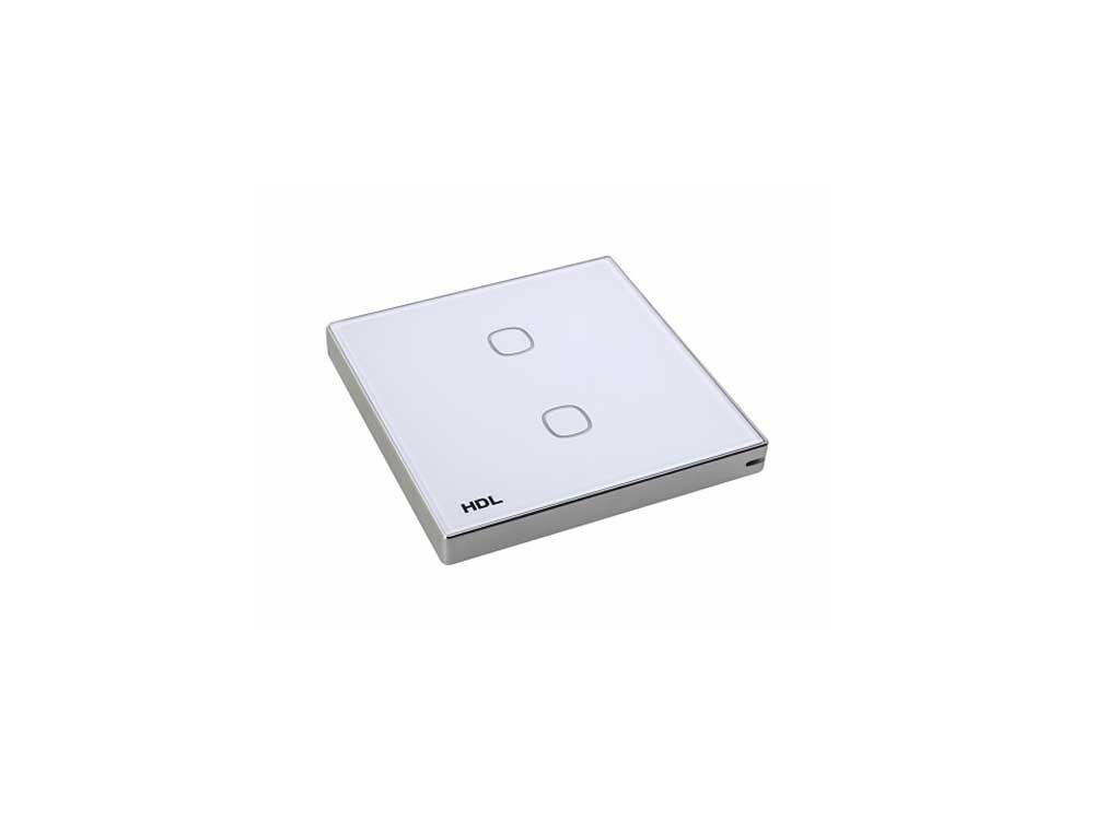 HDL iTouch Series 2 Buttons Touch Pane White MTBP21-A2-48 Robots Cyprus Nicosia Limassol Famagusta Paphos Larnaca angle down