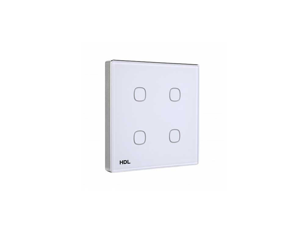 HDL iTouch Series 4 Buttons Touch Panel White MTBP41-A2-48 Robots Cyprus Nicosia Limassol Famagusta Paphos Larnaca angle right