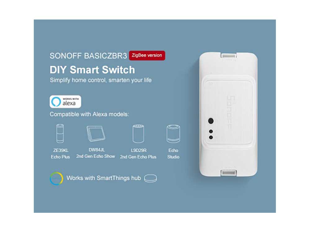 Sonoff BASICZBR3 Zigbee Wifi Smart Switch Robots Cyprus Nicosia Limassol Famagusta Paphos Larnaca switch