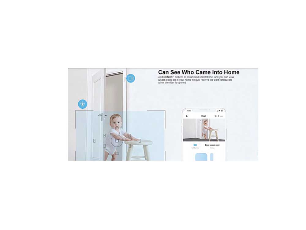 Sonoff DW2 WiFi Door & Window Alarm Sensor Robots Cyprus Nicosia Limassol Famagusta Paphos Larnaca baby