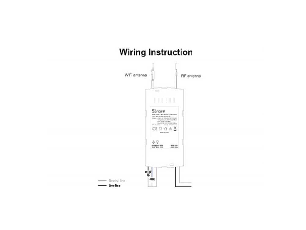 Sonoff IFAN03 3A Wi-Fi Ceiling Fan-Light Controller Robots Cyprus Nicosia Limassol Famagusta Paphos Larnaca instructions