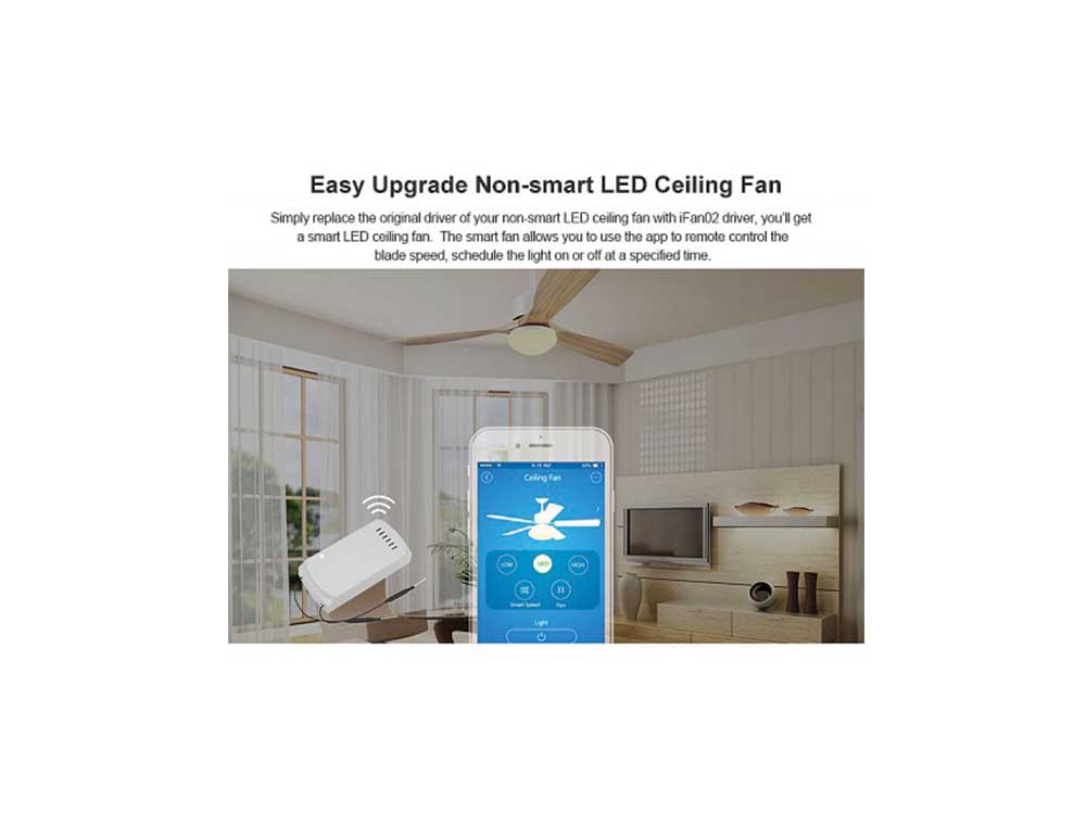 Sonoff IFAN03 3A Wi-Fi Ceiling Fan-Light Controller Robots Cyprus Nicosia Limassol Famagusta Paphos Larnaca upgrade