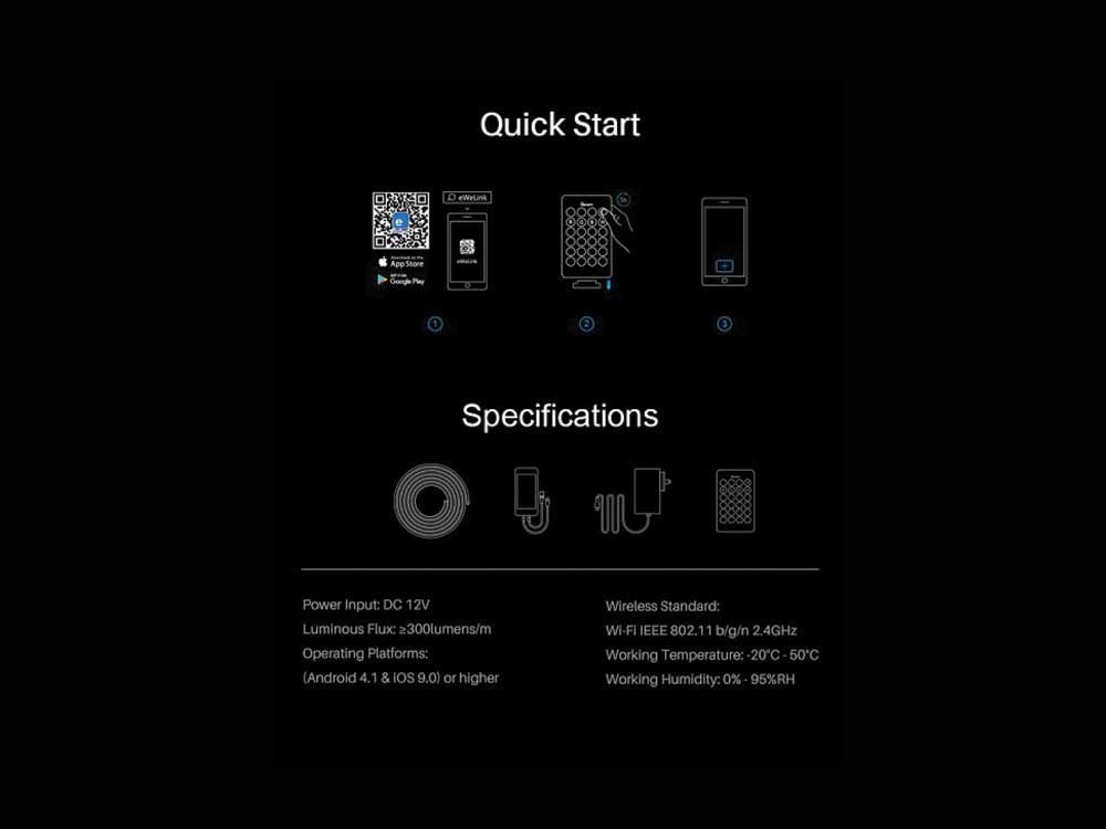 Sonoff L1 Wi-Fi Smart LED Light Strip 5 Meters Robots Cyprus Nicosia Limassol Famagusta Paphos Larnaca quick start