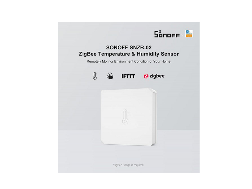 Sonoff SNZB-02 ZigBee Temperature & Humidity Sensor Robots Cyprus Nicosia Limassol Famagusta Paphos Larnaca temp