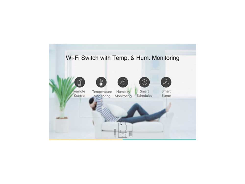Sonoff TH 10A Temperature And Humidity Monitoring WiFi Smart Switch Robots Cyprus Nicosia Limassol Famagusta Paphos Larnaca wifi