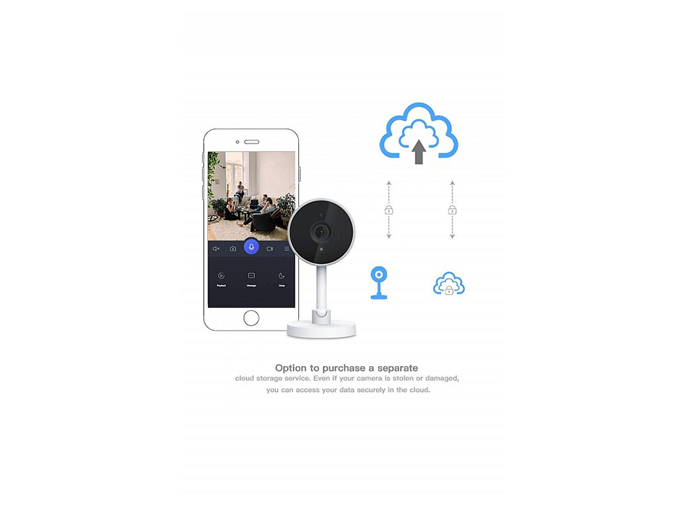 WOOX R4071 Wi-Fi Smart IP Camera 1080p SD Card Robots Cyprus Nicosia Limassol Famagusta Paphos Larnaca seperate