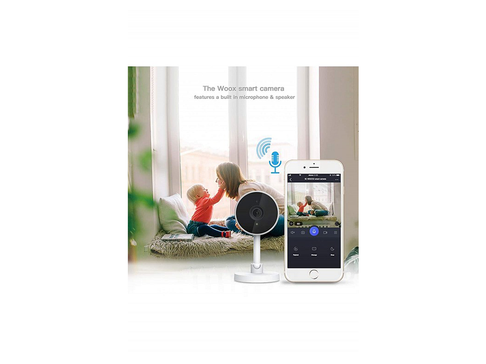 WOOX R4071 Wi-Fi Smart IP Camera 1080p SD Card Robots Cyprus Nicosia Limassol Famagusta Paphos Larnaca smart