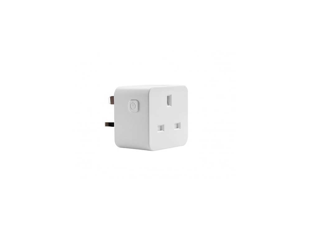 WOOX R4785 Wi-Fi Smart Plug UK 10A Robots Cyprus Nicosia Limassol Famagusta Paphos Larnaca front