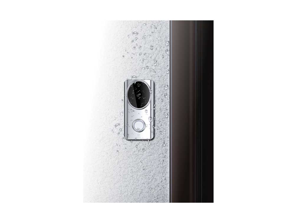 WOOX R4957 Wi-Fi Smart Video Doorbell & Chime Robots Cyprus Nicosia Limassol Famagusta Paphos Larnaca waterproof