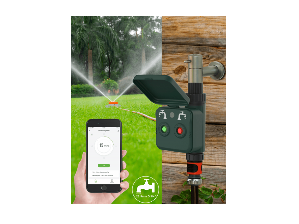 WOOX R7060 Wi-Fi Zigbee Smart Garden Irrigation Control Robots Cyprus Nicosia Limassol Famagusta Paphos Larnaca app