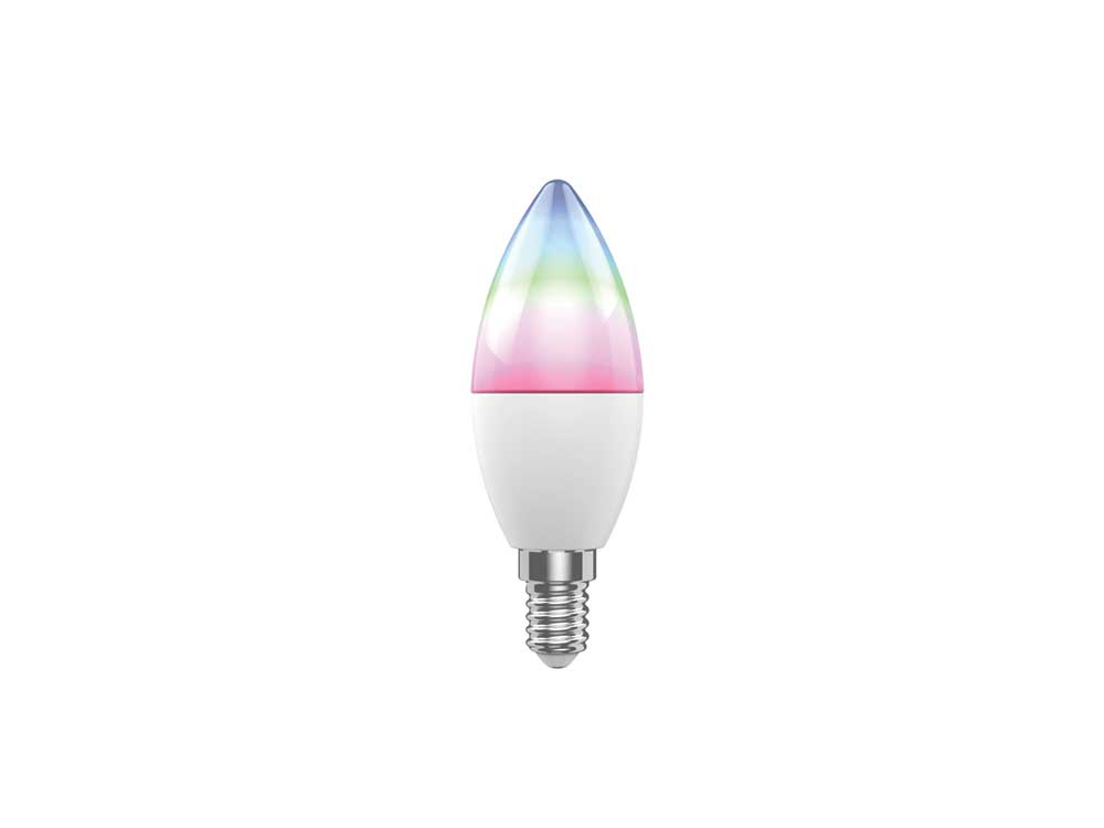 WOOX R9075 E14 5W Wi-Fi Smart LED Bulb RGB & CCT Robots Cyprus Nicosia Limassol Famagusta Paphos Larnaca other colors