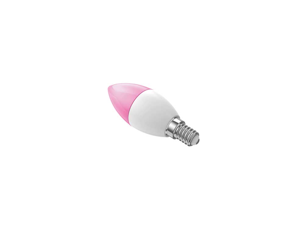 WOOX R9075 E14 5W Wi-Fi Smart LED Bulb RGB & CCT Robots Cyprus Nicosia Limassol Famagusta Paphos Larnaca side