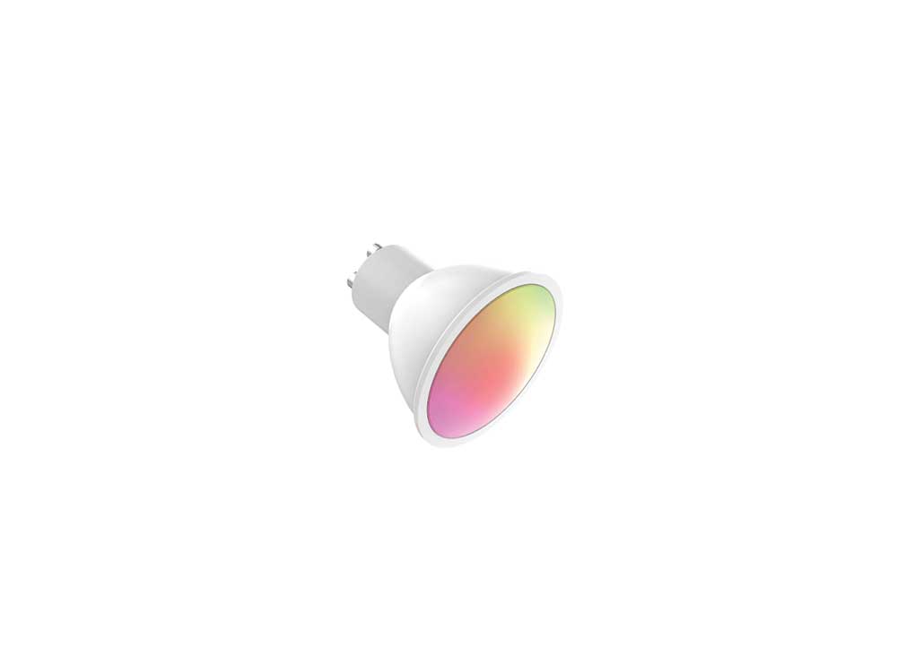 WOOX R9076 GU10 5.5W WiFi Smart LED Spot RGB & CCT Robots Cyprus Nicosia Limassol Famagusta Paphos Larnaca colors angle