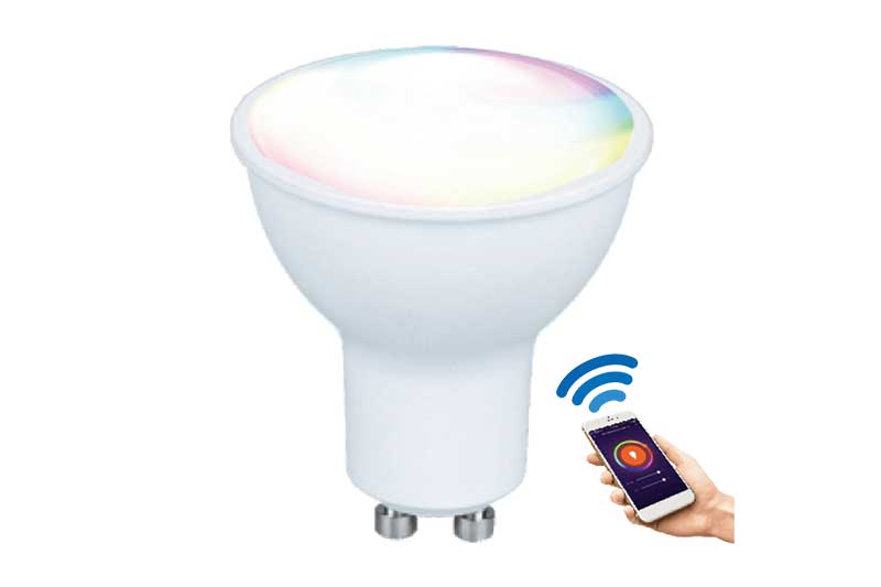 Tuya Led 4w Smart Bulb Gu10 350lm Rgb+cct Wifi App Robots Cyprus Nicosia Limassol Famagusta Paphos Larnaca front