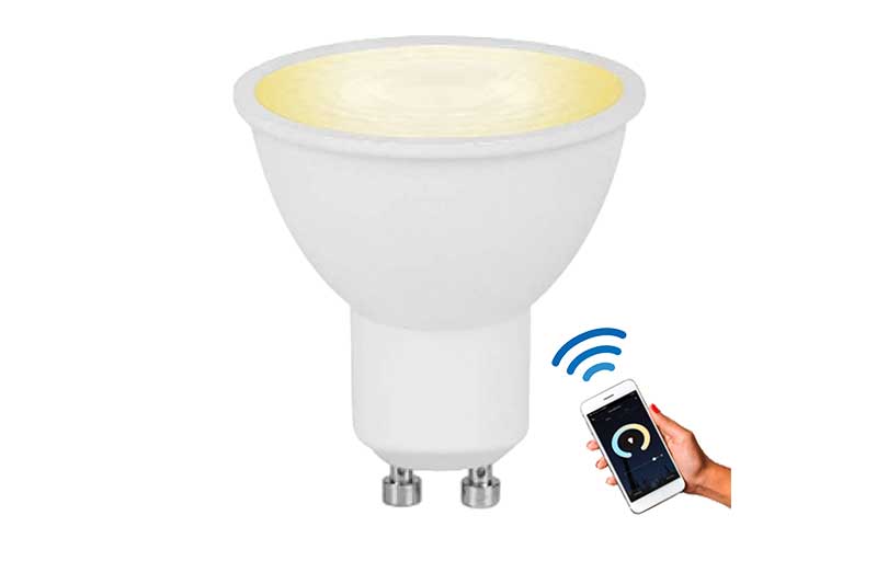 Tuya Led 7w Smart Bulb Gu10 600lm Cct Wifi App Robots Cyprus Nicosia Limassol Famagusta Paphos Larnaca front