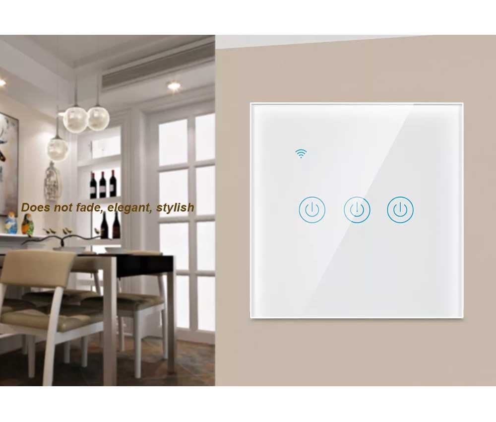 Tuya Smart 3-gang Switch Robots Cyprus Smart Home Series Robots Cyprus Smart Home Series Robots Cyprus Nicosia Limassol Famagusta Paphos Larnaca home automation wine