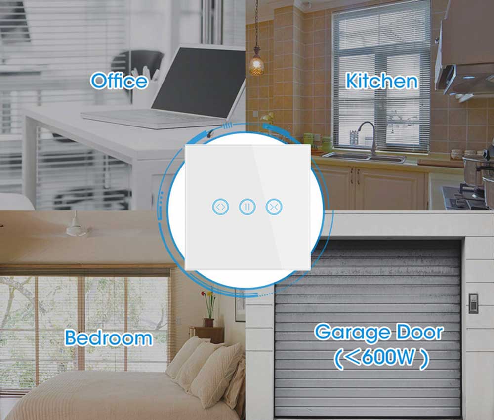 Tuya Up & Down Smart Switch Curtain & Garage Robots Cyprus Smart Home Series Robots Cyprus Smart Home Series Robots Cyprus Nicosia Limassol Famagusta Paphos Larnaca home automation garage curtain