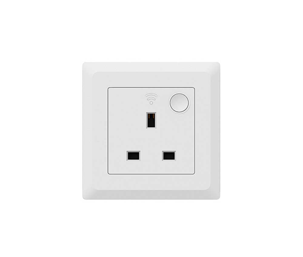 UK Wall Socket Wifi Robots Cyprus Smart Home Series Robots Cyprus Nicosia Limassol Famagusta Paphos Larnaca home automation front