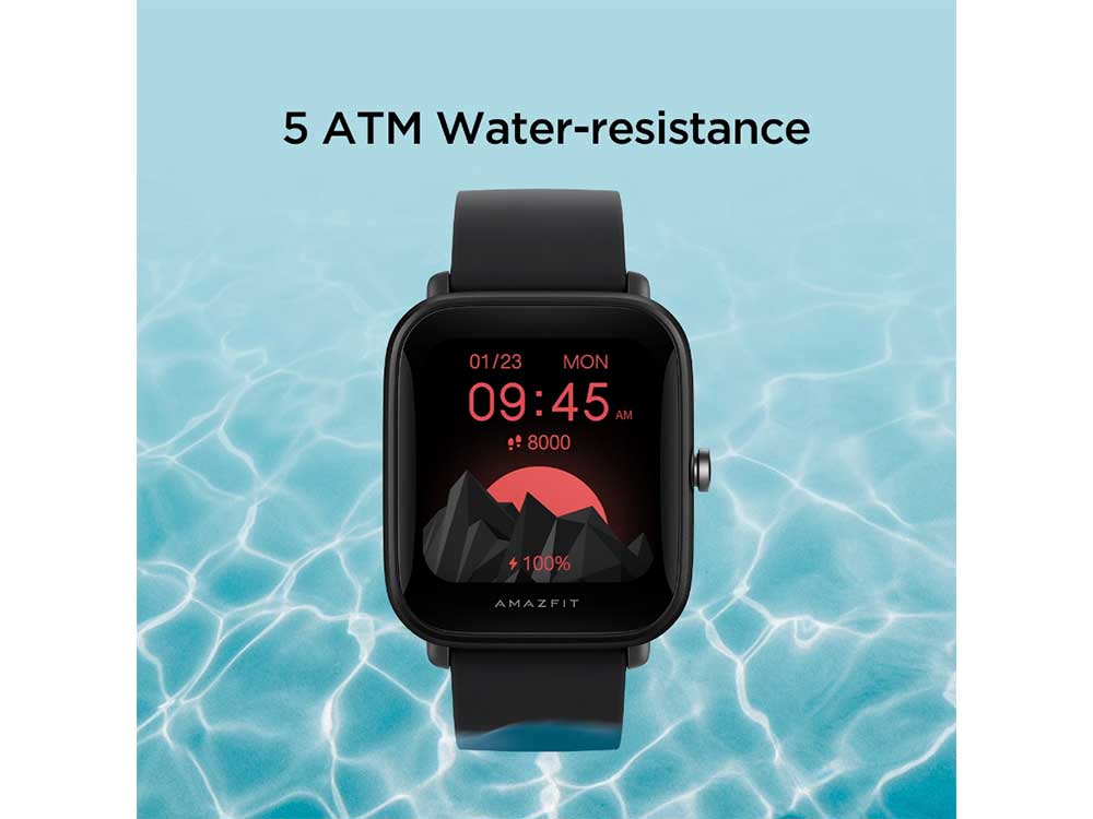 Amazfit Bip U Pro SmartWatch Black Robots Cyprus Nicosia Limassol Famagusta Paphos Larnaca water resistance