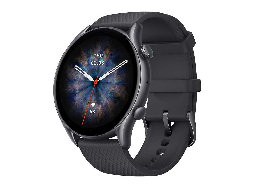 Amazfit GTR 3 Pro SmartWatch Infinite Black Robots Cyprus Nicosia Limassol Famagusta Paphos Larnaca left angle