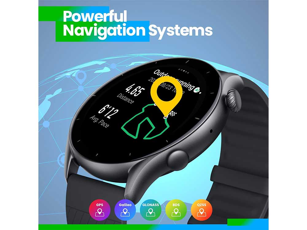 Amazfit GTR 3 SmartWatch Thunder Black Robots Cyprus Nicosia Limassol Famagusta Paphos Larnaca navigation