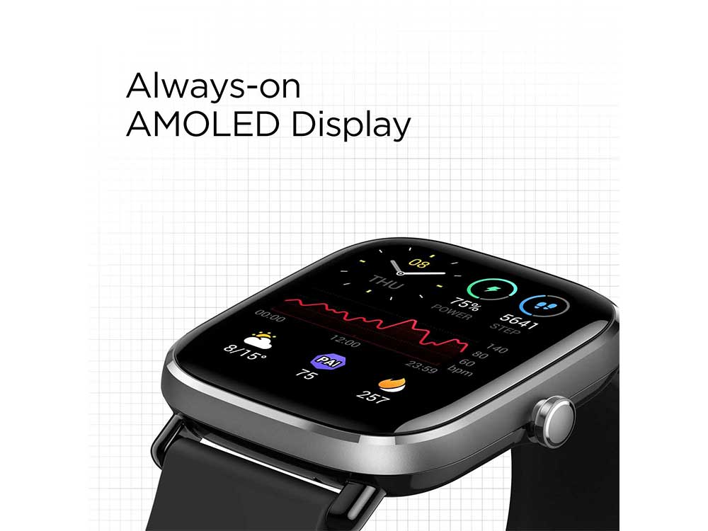 Amazfit GTS 2 Mini SmartWatch Midnight Black Robots Cyprus Nicosia Limassol Famagusta Paphos Larnaca amoled display