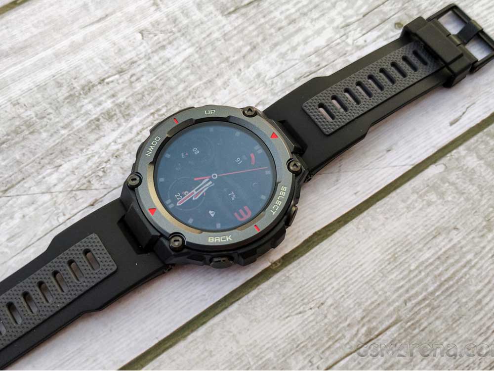 Amazfit T-Rex Pro 1.3 Polycarbonate Smartwatch - Desert Gray for sale  online