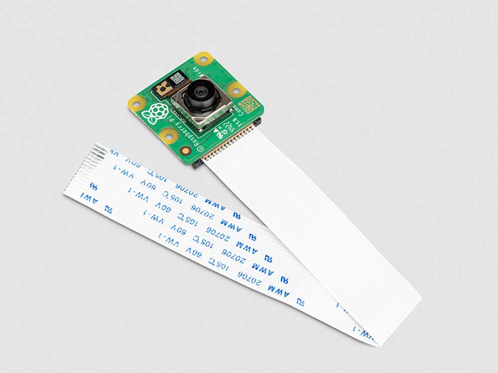 Raspberry Pi Camera Module V3 Wide Robots Cyprus Nicosia Limassol Famagusta Paphos Larnaca cable front