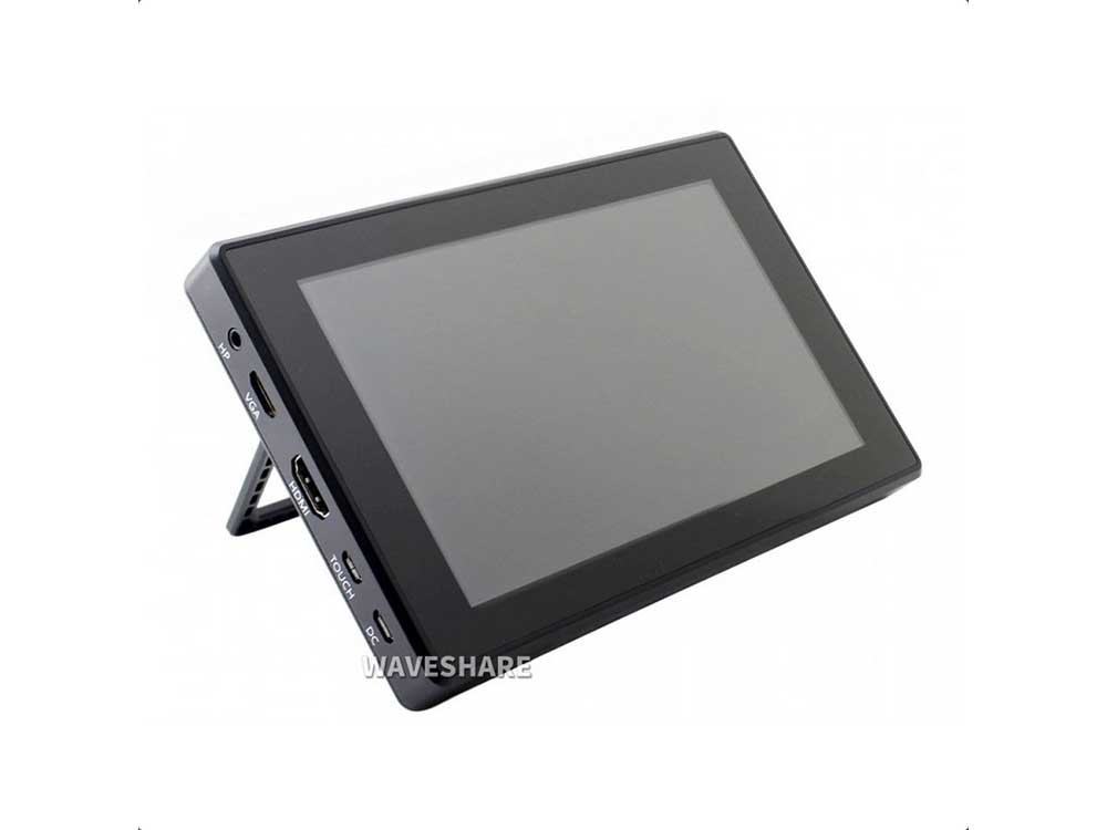 7inch Capacitive Touch Screen LCD with Case 1024 600 HDMI IPS Various Systems Support Robots Cyprus Nicosia Limassol Famagusta Paphos Larnaca angle